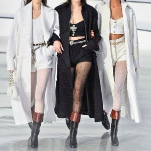 Chanel Logo Tights